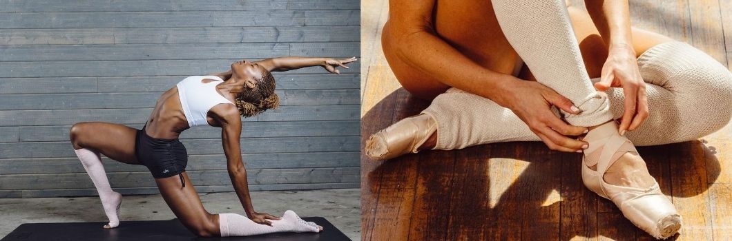 Štucne a podkolienky na cvičenie, joga a pilates